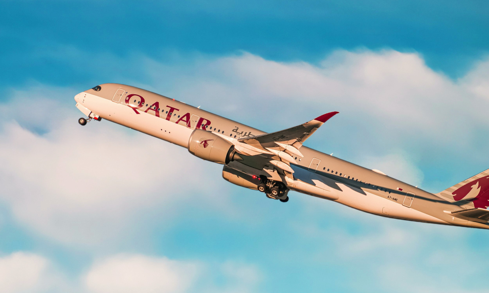 Qatar Airways blue skies